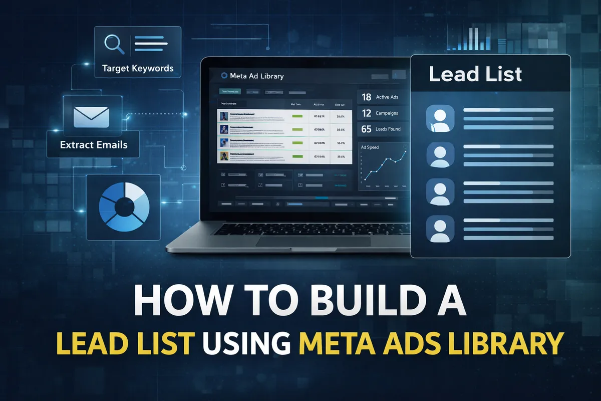 How to Build a Lead List Using Meta Ads Library (2026 Guide)
