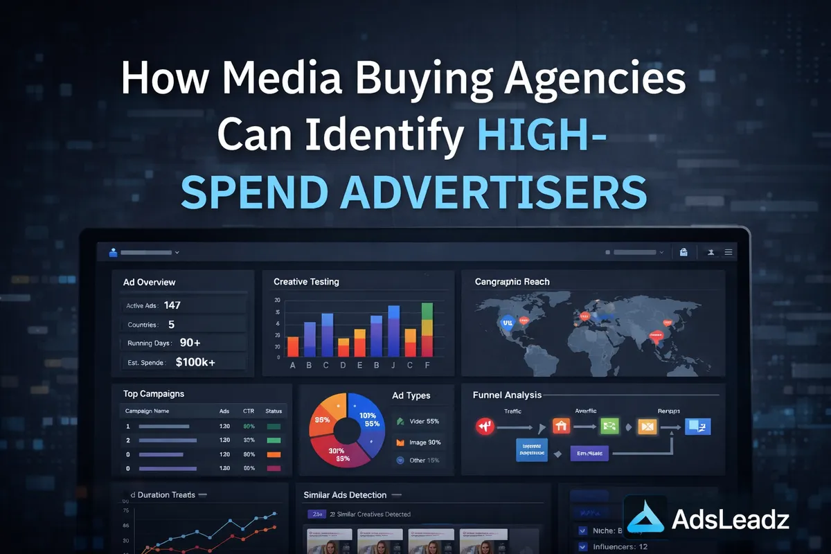 How Media Buying Agencies Can Identify High-Spend Advertisers (2026 Guide)