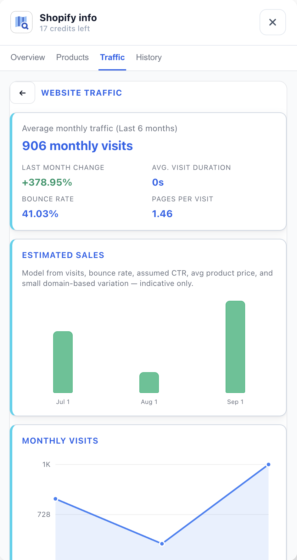 Store history on mobile